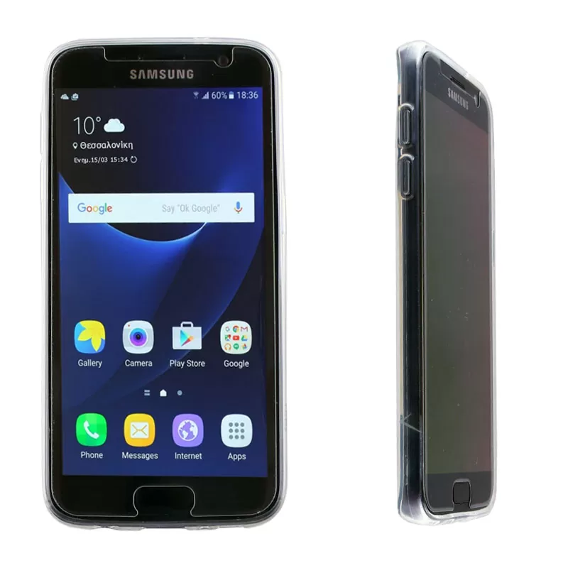 VOLTE-TEL SLIMCOLOR TPU ΘΗΚΗ SAMSUNG S7 G930 5.1in ΔΙΑΦΑΝΗ