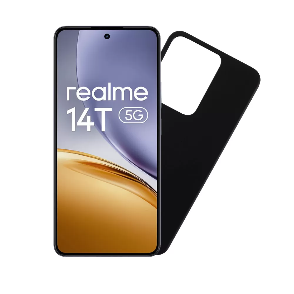 VOLTE-TEL SILICON TPU ΘΗΚΗ REALME 14/14T 5G 6.67in  CAMERA GUARD BLACK