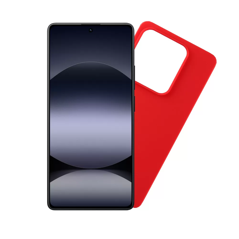 VOLTE-TEL SILICON TPU ΘΗΚΗ XIAOMI REDMI NOTE 14S 6.67in CAMERA GUARD RED
