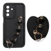 VOLTE-TEL SILICON TPU WITH STRAP ΘΗΚΗ SAMSUNG A17 4G A175/A17 5G A176/M17 5G M176 6.7in  FULL CAMERA PROTECTION BLACK WITH BLACK