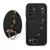 VOLTE-TEL SILICON TPU WITH STRAP ΘΗΚΗ SAMSUNG A17 4G A175/A17 5G A176/M17 5G M176 6.7in  FULL CAMERA PROTECTION BLACK WITH BLACK