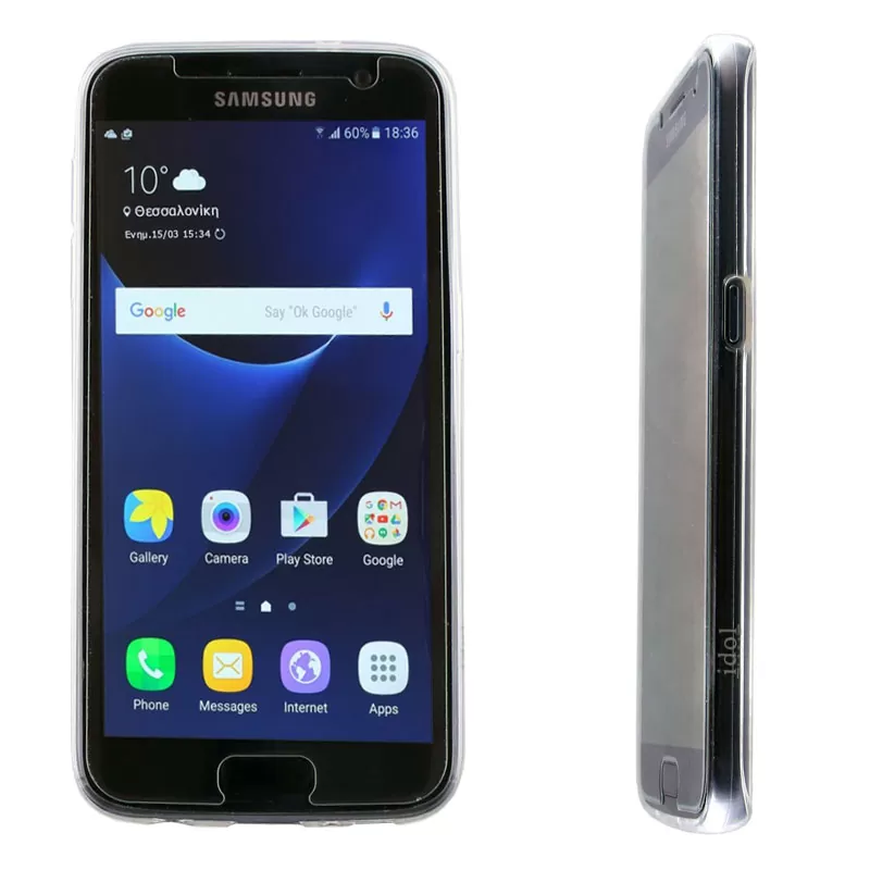 IDOL 1991 ULTRA THIN TPU ΘΗΚΗ SAMSUNG S7 G930 0.3mm ΔΙΑΦΑΝΗ