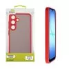 LIME HARDSHELL FUSION ΘΗΚΗ SAMSUNG A17 4G A175/A17 5G A176/M17 5G M176 6.7in  FULL CAMERA PROTECTION RED WITH BLACK KEYS