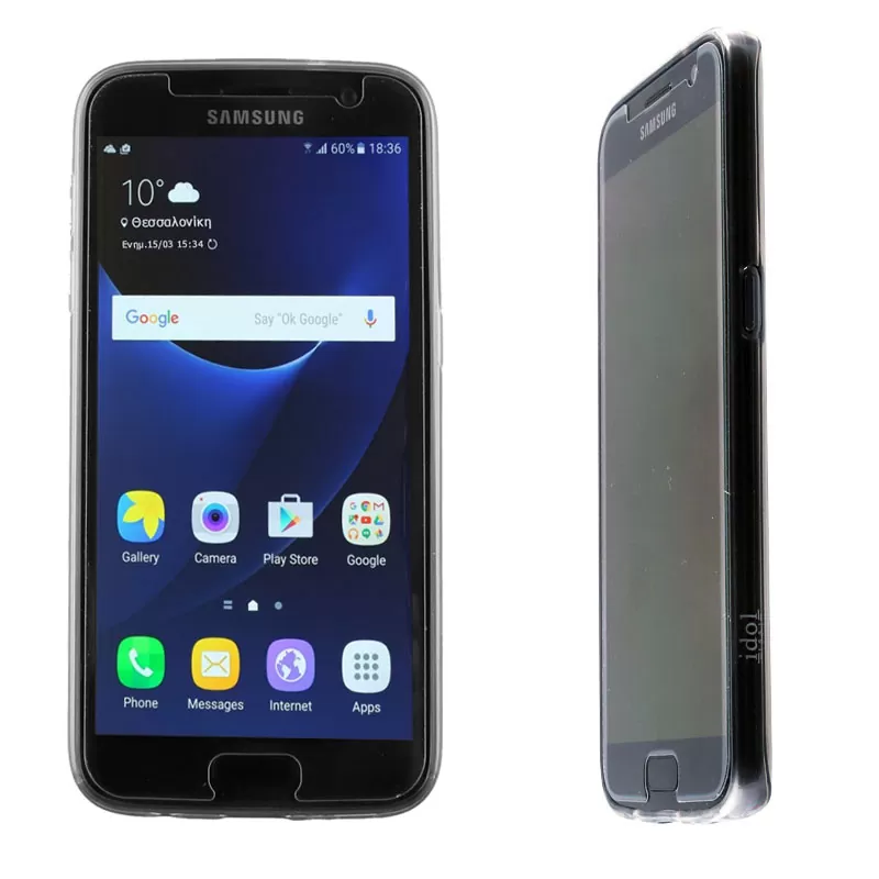 IDOL 1991 ULTRA THIN TPU ΘΗΚΗ SAMSUNG S7 G930 0.3mm ΔΙΑΦΑΝΗ ΓΚΡΙ