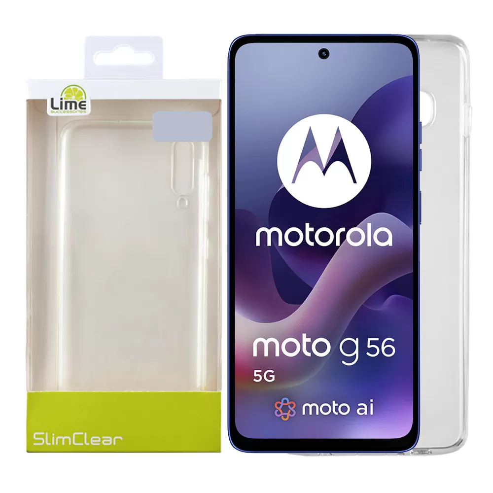 LIME SLIMCLEAR TPU ΘΗΚΗ MOTOROLA MOTO G56 5G 6.72in CAMERA GUARD ΔΙΑΦΑΝΗ