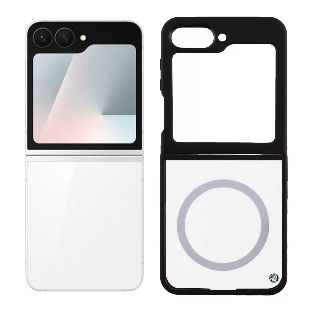 VOLTE-TEL ΘΗΚΗ SAMSUNG Z FLIP 7 FE / Z FLIP 6 6.7" MAGSAFE BACK COVER TPU CAMERA GUARD BLACK
