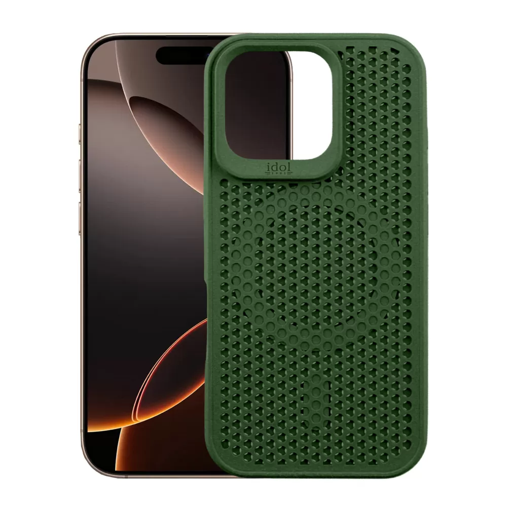 IDOL 1991 MAG AIR TPU ΘΗΚΗ IPHONE 16 PRO 6.3in MAGSAFE CAMERA GUARD DARK GREEN
