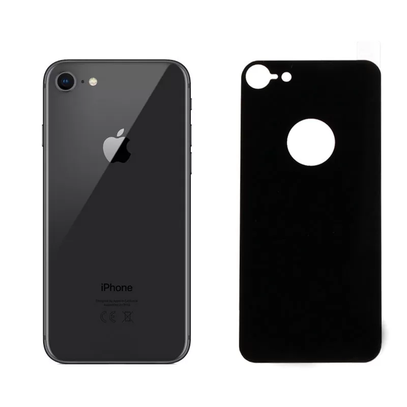 IDOL 1991 BACK TEMPERED GLASS IPHONE SE 2020/IPHONE 8/7 4.7in 9H 0.25mm 2.5D FULL GLUE  BLACK