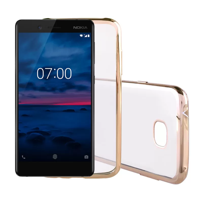 VOLTE-TEL ELECTROPLATING ΘΗΚΗ NOKIA 7 5.2" FACEPLATE  GOLD