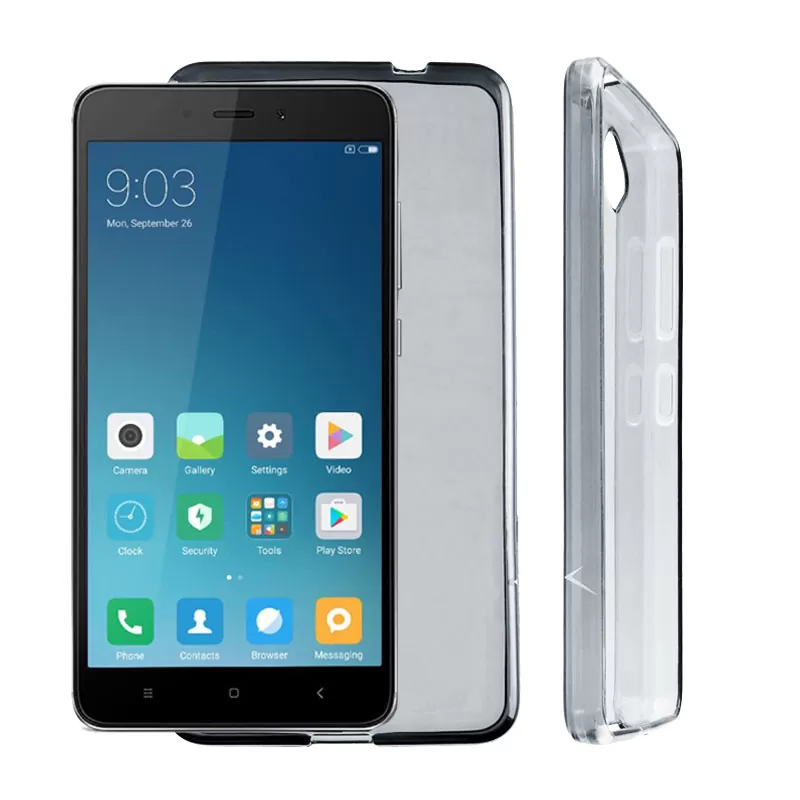 VOLTE-TEL SLIMCOLOR AIR TPU ΘΗΚΗ XIAOMI REDMI NOTE 4X 5.5in ΔΙΑΦΑΝΗ ΓΚΡΙ