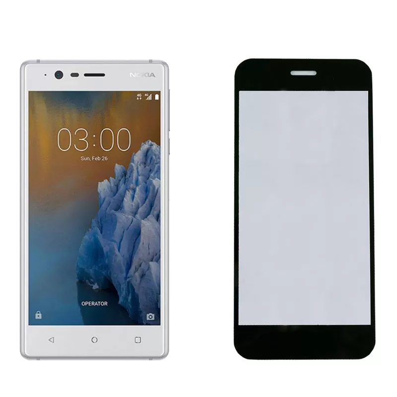 IDOL 1991 SPECIAL TEMPERED GLASS NOKIA 3 5.0in 9H 0.25mm 2.5D FULL COVER BLACK