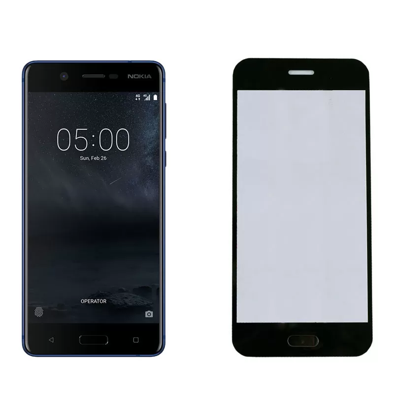 IDOL 1991 SPECIAL TEMPERED GLASS NOKIA 5 5.2in 9H 0.25mm 2.5D FULL COVER BLACK