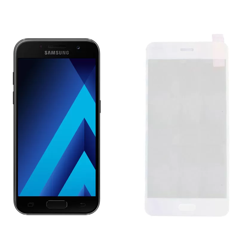 IDOL 1991 SPECIAL TEMPERED GLASS SAMSUNG A320 2017 4.7in 9H 0.25mm 2.5D FULL COVER WHITE