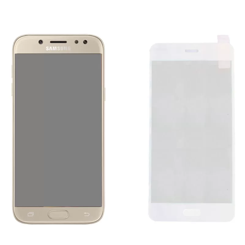 IDOL 1991 SPECIAL TEMPERED GLASS SAMSUNG J5 2017 J530 5.2in 9H 0.25mm 2.5D FULL COVER WHITE