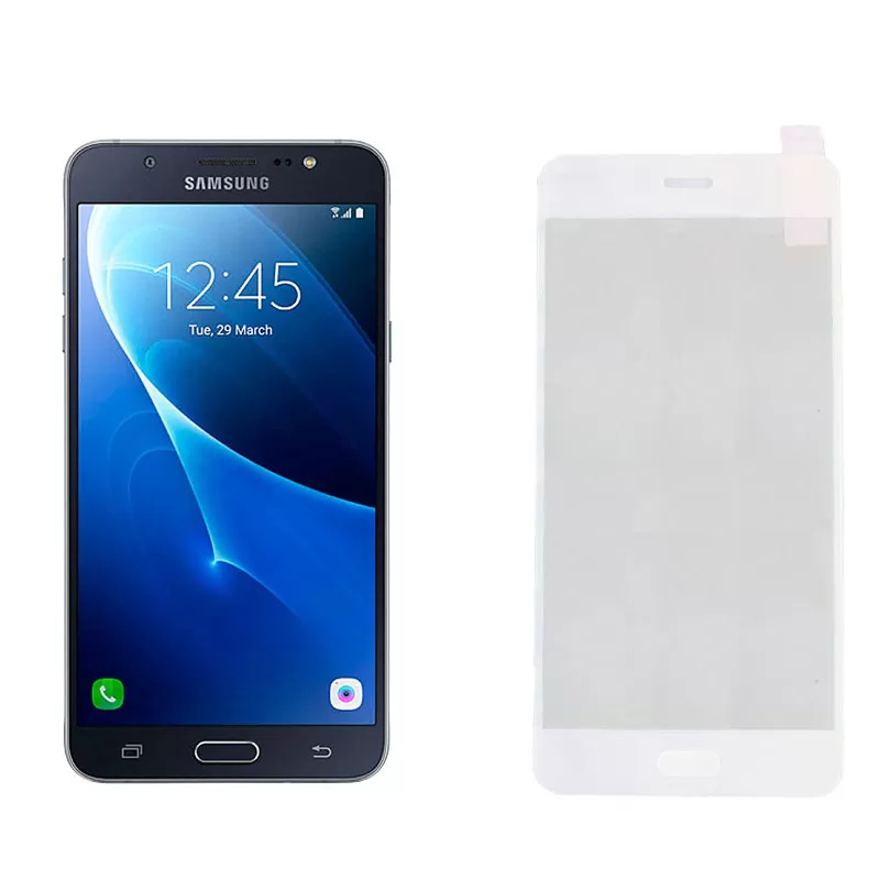 IDOL 1991 SPECIAL TEMPERED GLASS SAMSUNG J710 2016 5.5in 9H 0.25mm 2.5D FULL COVER WHITE