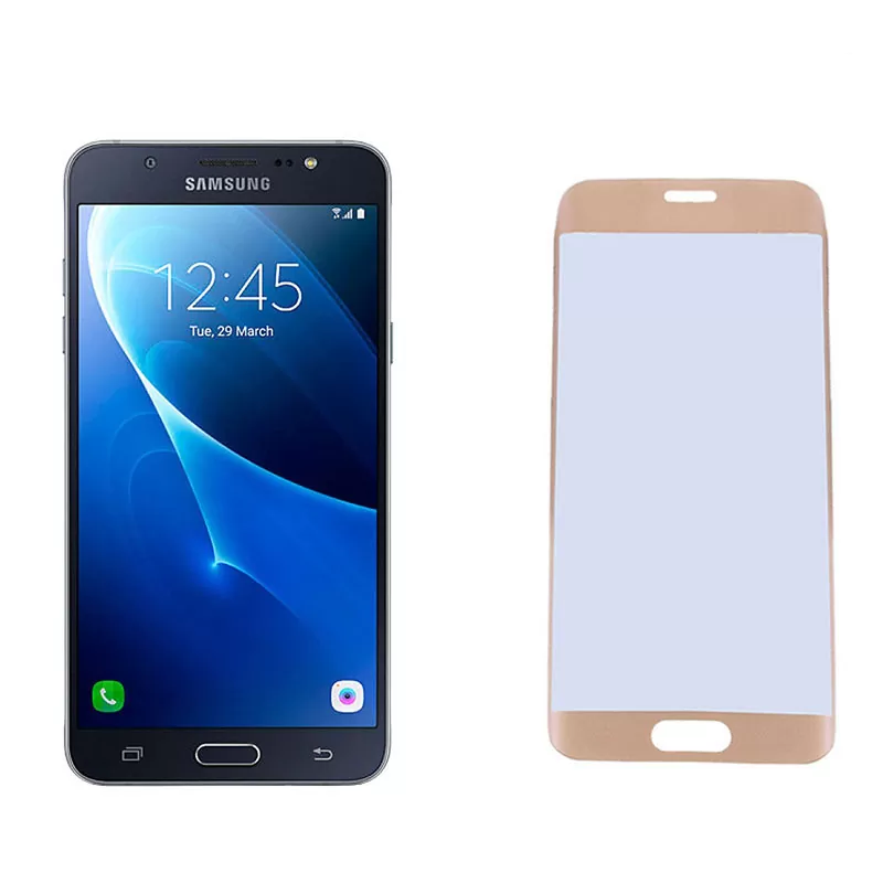 IDOL 1991 SPECIAL TEMPERED GLASS SAMSUNG J710 2016 5.5in 9H 0.25mm 2.5D FULL COVER GOLD