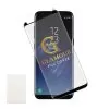 IDOL 1991 GLAMOUR TEMPERED GLASS SAMSUNG S8+ G955 6.2in 9H 0.30mm FULL COVER 3D FULL GLUE BLACK + SQUEEZY CARD