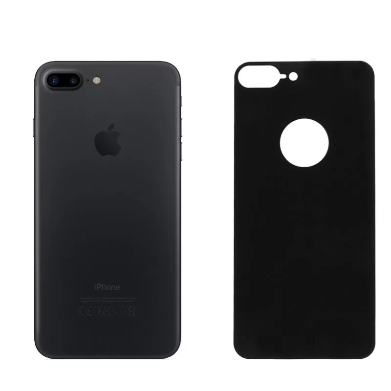 IDOL 1991 BACK TEMPERED GLASS IPHONE 8/7 PLUS 5.5in 9H 0.25mm 2.5D FULL GLUE  BLACK