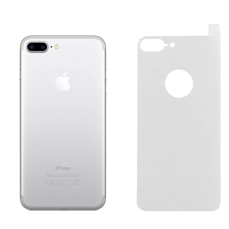 IDOL 1991 BACK TEMPERED GLASS IPHONE 8/7 PLUS 5.5in 9H 0.25mm 2.5D FULL GLUE  WHITE