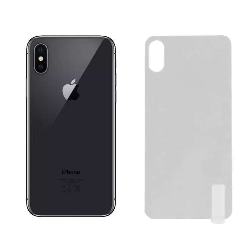 IDOL 1991 BACK TEMPERED GLASS IPHONE XS/X 5.8in 9H 0.25mm 2.5D FULL GLUE  TRANSPARENT
