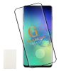IDOL 1991 GLAMOUR TEMPERED GLASS SAMSUNG S10 G973 6.1in 9H 0.30mm FULL COVER 3D FULL GLUE FINGER UNLOCK BLACK + SQUEEZY CARD