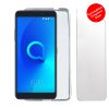 VOLTE-TEL COMBO ALCATEL 3V 6.0" TEMPERED 0.30 + ΘΗΚΗ SLIMCOLOR AIR WHITE
