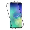 IDOL 1991 GLAMOUR TEMPERED GLASS SAMSUNG S10 G973 6.1in 9H 0.30mm FULL COVER 3D EDGE FINGER UNLOCK BLACK