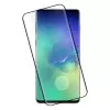 IDOL 1991 GLAMOUR TEMPERED GLASS SAMSUNG S10 G973 6.1in 9H 0.30mm FULL COVER 3D EDGE FINGER UNLOCK BLACK
