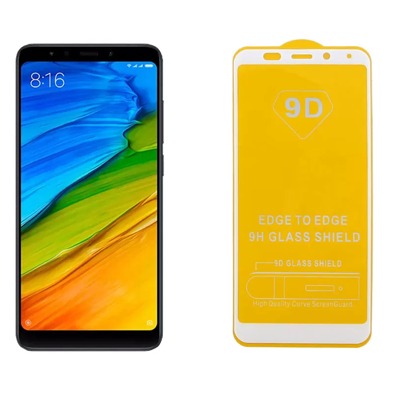 IDOL 1991 SPECIAL TEMPERED GLASS XIAOMI REDMI 5 PLUS 5.99in 9H 0.25mm 9D FULL GLUE FULL COVER WHITE
