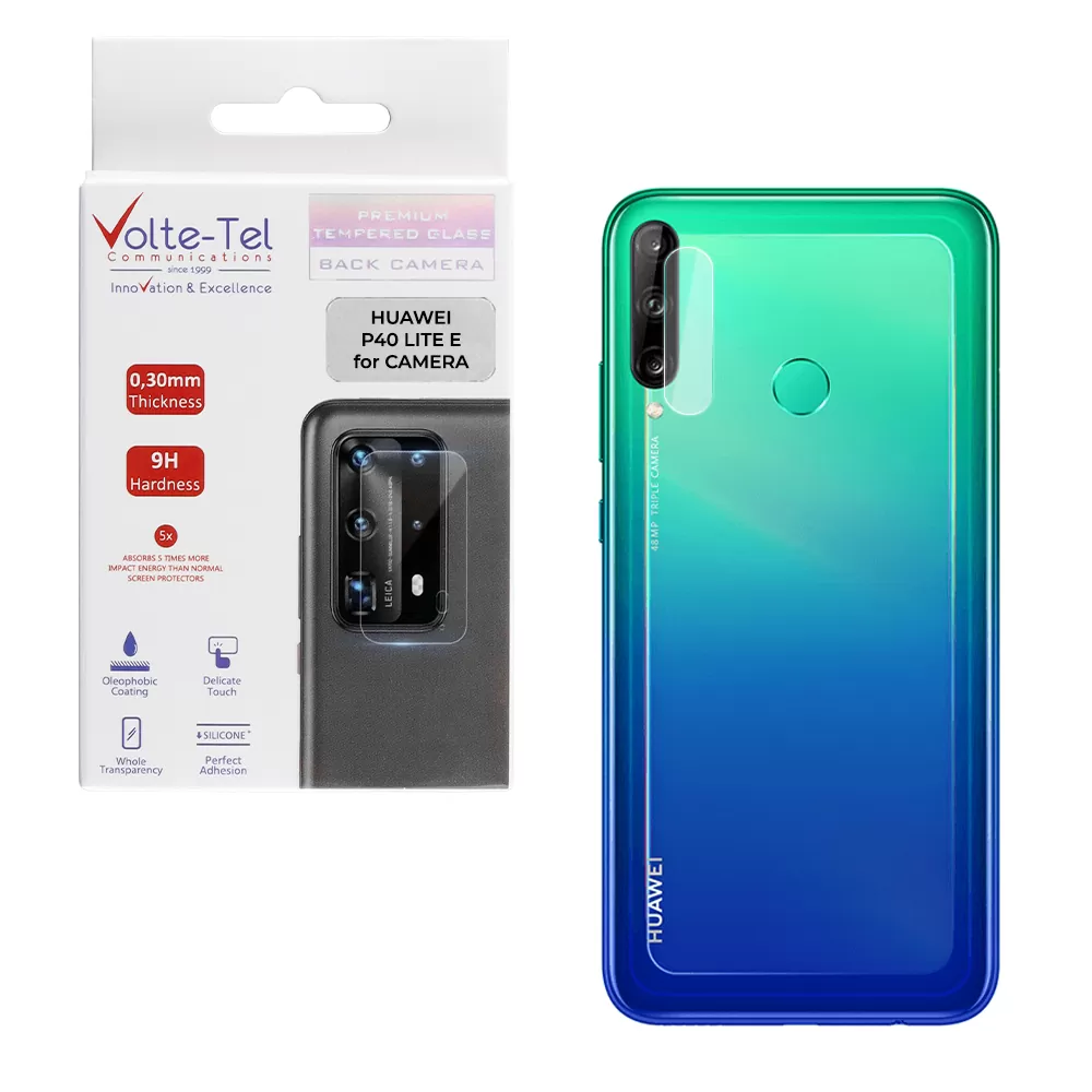 VOLTE-TEL CAMERA TEMPERED GLASS HUAWEI P40 LITE E 6.39in 9H 0.30mm