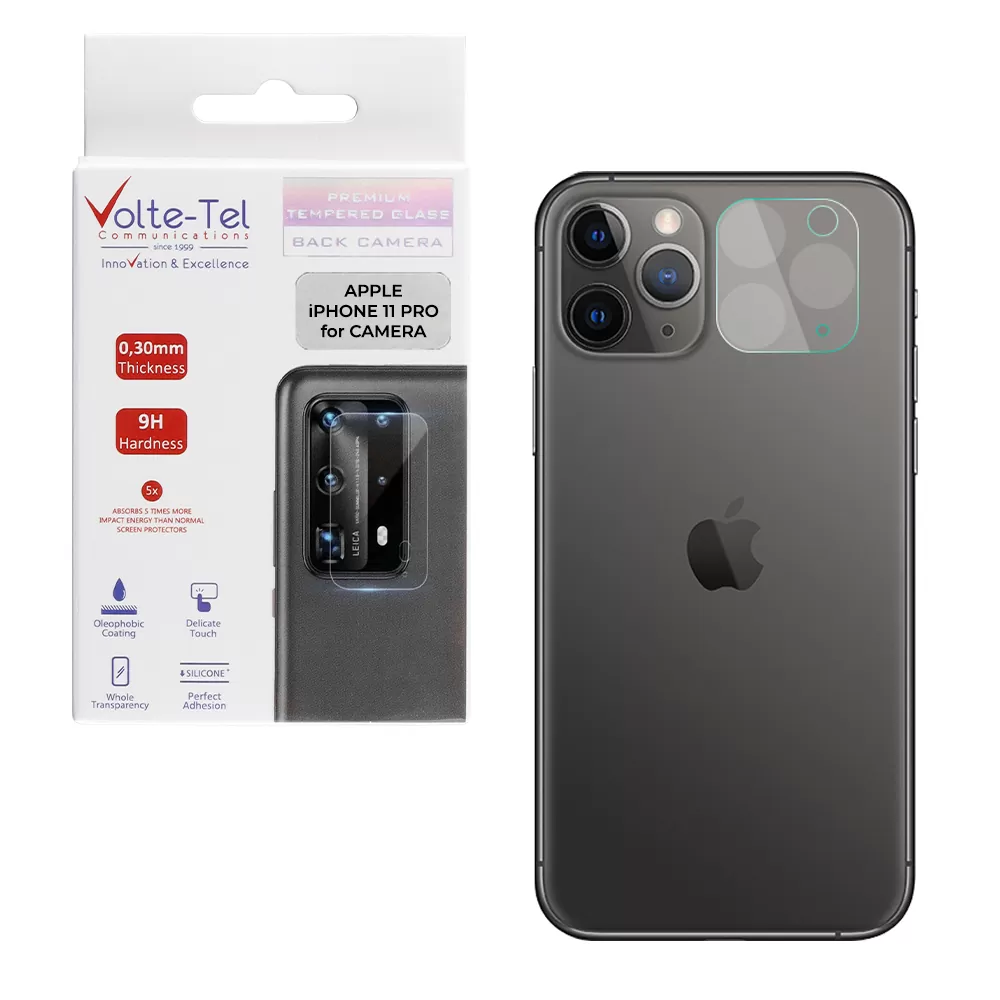 VOLTE-TEL CAMERA TEMPERED GLASS IPHONE 11 PRO 5.8in 9H 0.30mm