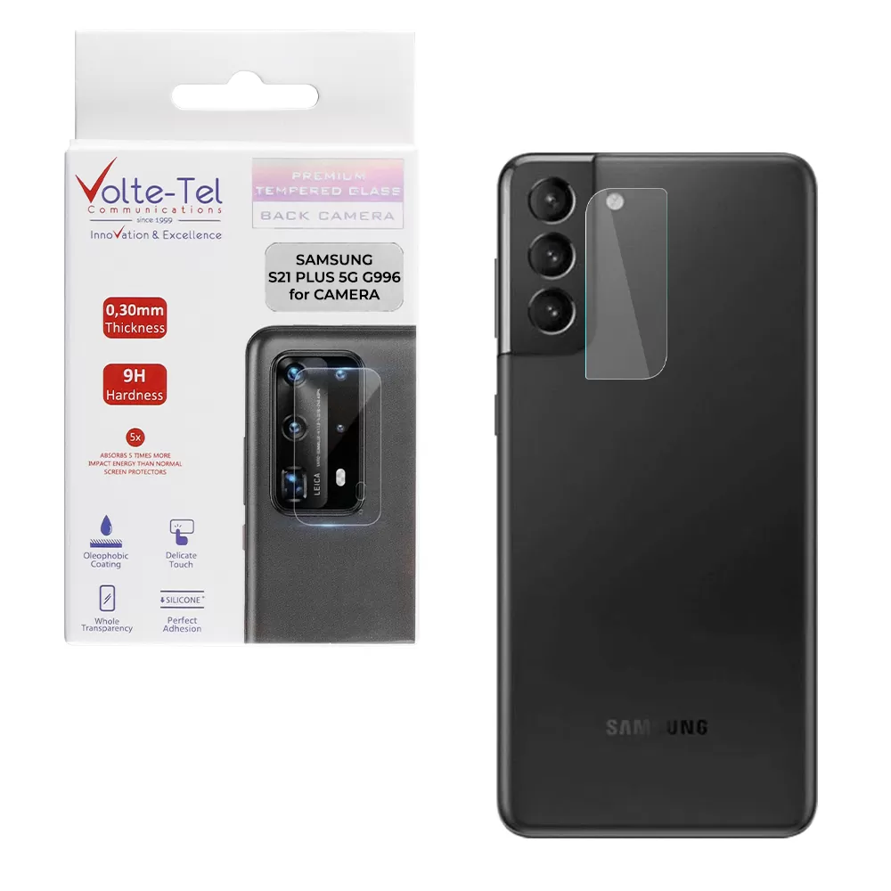 VOLTE-TEL CAMERA TEMPERED GLASS SAMSUNG S21 PLUS 5G G996 6.7in 9H 0.30mm