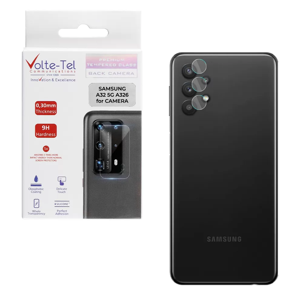 VOLTE-TEL CAMERA TEMPERED GLASS SAMSUNG A32 5G A326 6.5in 9H 0.30mm