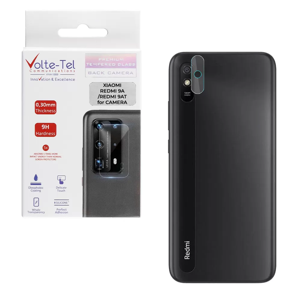 VOLTE-TEL CAMERA TEMPERED GLASS XIAOMI REDMI 9A/REDMI 9AT 6.53in 9H 0.30mm