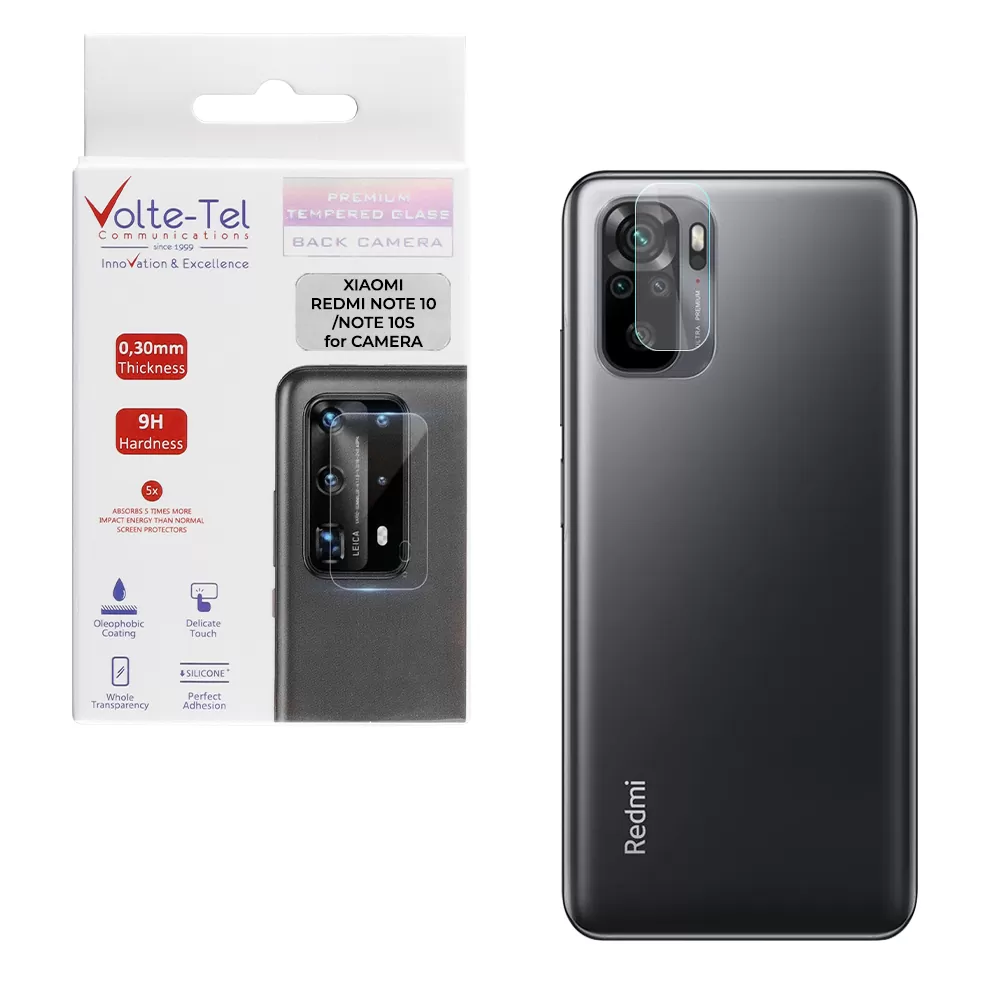 VOLTE-TEL CAMERA TEMPERED GLASS XIAOMI REDMI NOTE 10/NOTE 10S 6.43in 9H 0.30mm