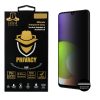 IDOL 1991 PRIVACY ANTISPY TEMPERED GLASS SAMSUNG A22 4G A225 6.4in 9H 0.25mm SEMI CURVED FULL GLUE BLACK