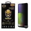 IDOL 1991 PRIVACY ANTISPY TEMPERED GLASS SAMSUNG A22 4G A225 6.4in 9H 0.25mm SEMI CURVED FULL GLUE BLACK