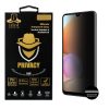 IDOL 1991 PRIVACY ANTISPY TEMPERED GLASS SAMSUNG A32 4G A325 6.4in 9H 0.25mm SEMI CURVED FULL GLUE BLACK