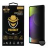 IDOL 1991 PRIVACY ANTISPY TEMPERED GLASS SAMSUNG A52S/A52/A525/A526/A528 6.5in 9H 0.25mm SEMI CURVED FULL GLUE BLACK