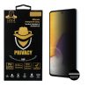 IDOL 1991 PRIVACY ANTISPY TEMPERED GLASS SAMSUNG A72 A725/A726 6.7in 9H 0.25mm SEMI CURVED FULL GLUE BLACK