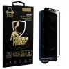 IDOL 1991 PREMIUM PRIVACY ANTISPY TEMPERED GLASS IPHONE 12 PRO MAX 6.7in 9H 0.25mm SEMI CURVED FULL GLUE BLACK