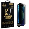 IDOL 1991 PREMIUM PRIVACY ANTISPY TEMPERED GLASS IPHONE 12 MINI 5.4in 9H 0.25mm SEMI CURVED FULL GLUE BLACK