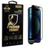 IDOL 1991 PREMIUM PRIVACY ANTISPY TEMPERED GLASS IPHONE 12 MINI 5.4in 9H 0.25mm SEMI CURVED FULL GLUE BLACK