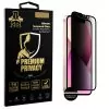 IDOL 1991 PREMIUM PRIVACY ANTISPY TEMPERED GLASS IPHONE 13 MINI 5.4in 9H 0.25mm SEMI CURVED FULL GLUE BLACK