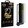 IDOL 1991 PREMIUM PRIVACY ANTISPY TEMPERED GLASS REALME C21 6.5in 9H 0.25mm SEMI CURVED FULL GLUE BLACK