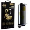 IDOL 1991 PREMIUM PRIVACY ANTISPY TEMPERED GLASS REALME C21 6.5in 9H 0.25mm SEMI CURVED FULL GLUE BLACK