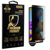 IDOL 1991 PREMIUM PRIVACY ANTISPY TEMPERED GLASS SAMSUNG A21 A217 6.5in 9H 0.25mm SEMI CURVED FULL GLUE BLACK
