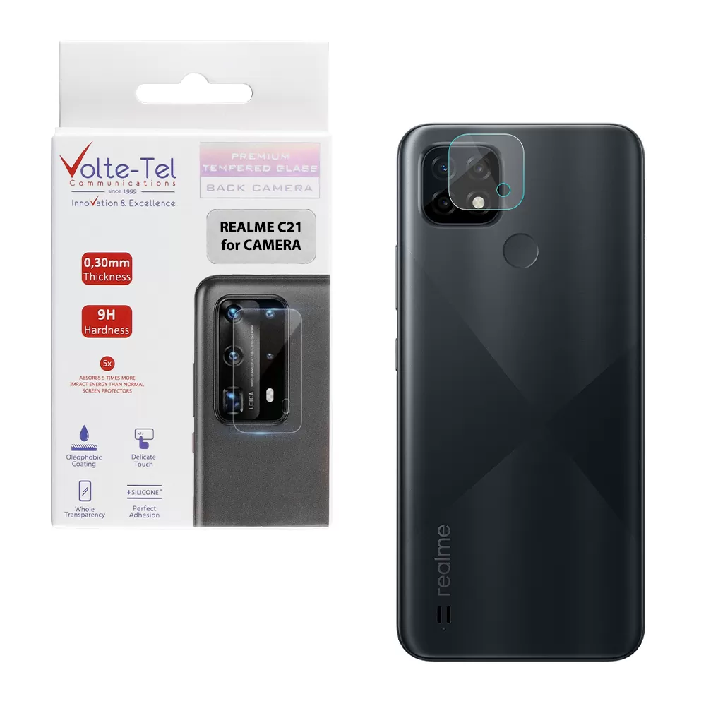 VOLTE-TEL CAMERA TEMPERED GLASS REALME C21 6.5in 9H 0.30mm