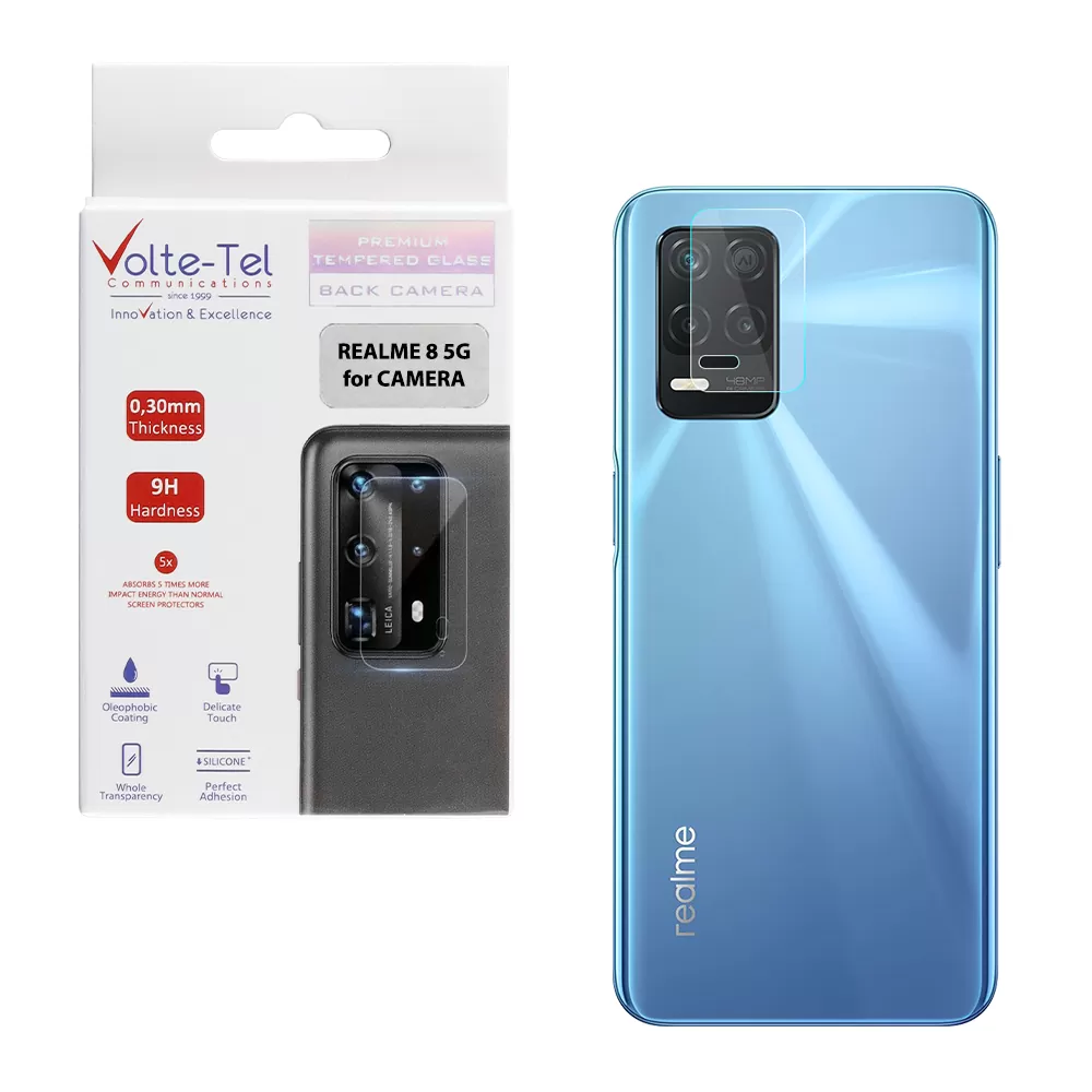 VOLTE-TEL CAMERA TEMPERED GLASS REALME 8 5G 6.5in 9H 0.30mm