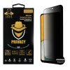 IDOL 1991 PRIVACY ANTISPY TEMPERED GLASS SAMSUNG A13 5G A136U 5G 6.5in 9H 0.25mm SEMI CURVED FULL GLUE BLACK